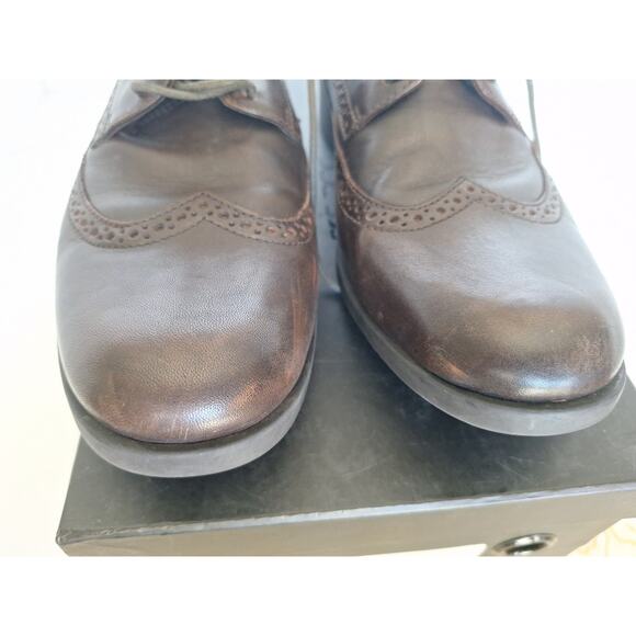 Born Handcrafted Footwear Brown Leather Wingtip Oxford Shoes – Size 8 / 41 - Picture 9 of 9